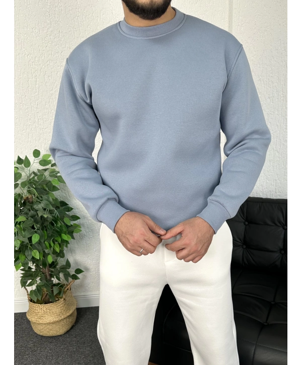 Bebe Mavi Üç iplik şardonlu sweat