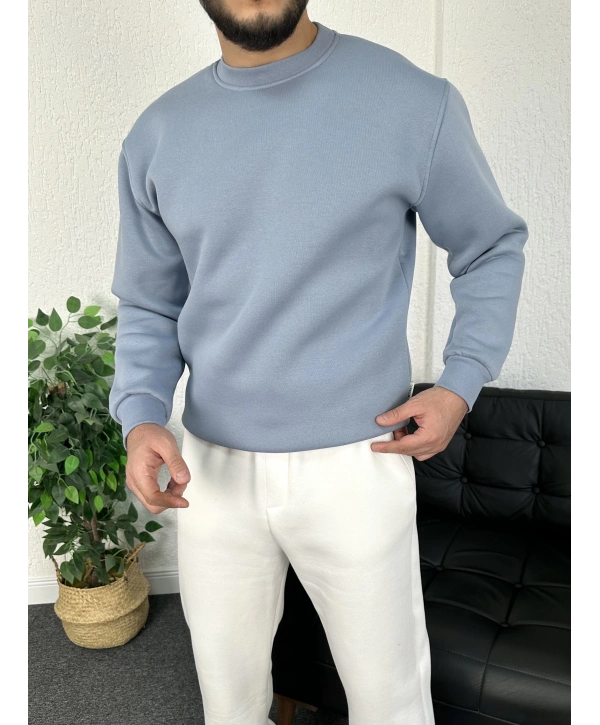 Bebe Mavi Üç iplik şardonlu sweat