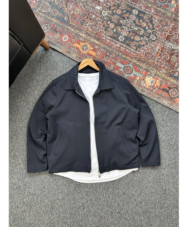 Lacivert Gabardin Ceket