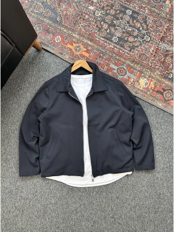 Lacivert Gabardin Ceket