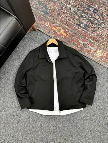 Siyah Gabardin Ceket