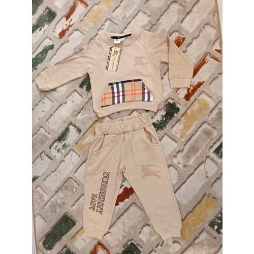 Baby Marka Borberi Desen Bisiklet Yaka İkili Takım Unisex 1-5 Yaş