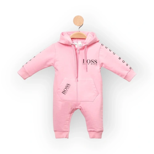Baby Marka Bossa Desen Kapşonlu Tulum Unisex 6-24 Ay