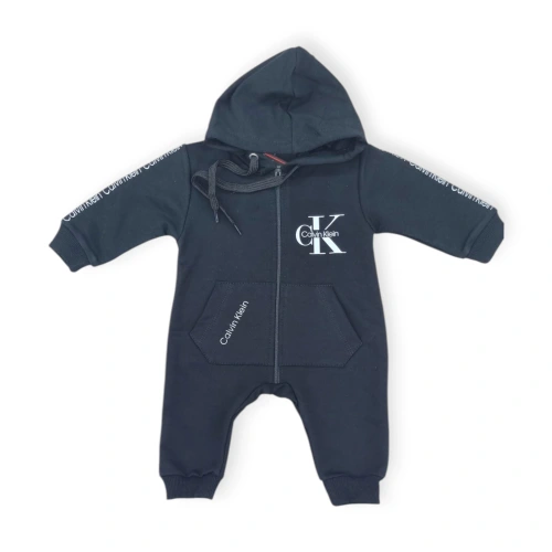 Baby Marka Kelvin Desen Kapşonlu Tulum Unisex 6-24 Ay