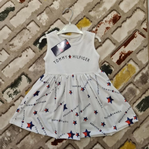 Baby Marka Tomm Desen Dijital Elbise Kız 9-36 Ay