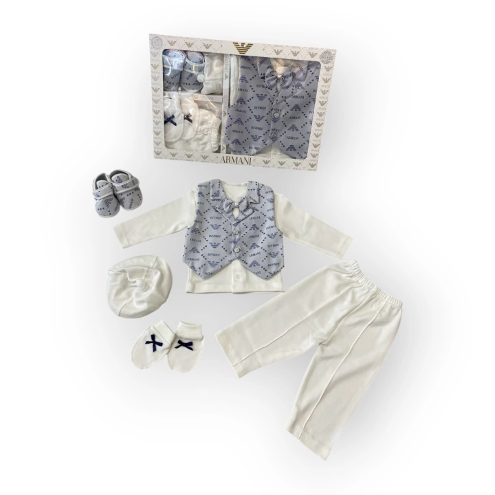 Baby Marka Armay Desen Mevlütlük Set Unisex 0-6 Ay