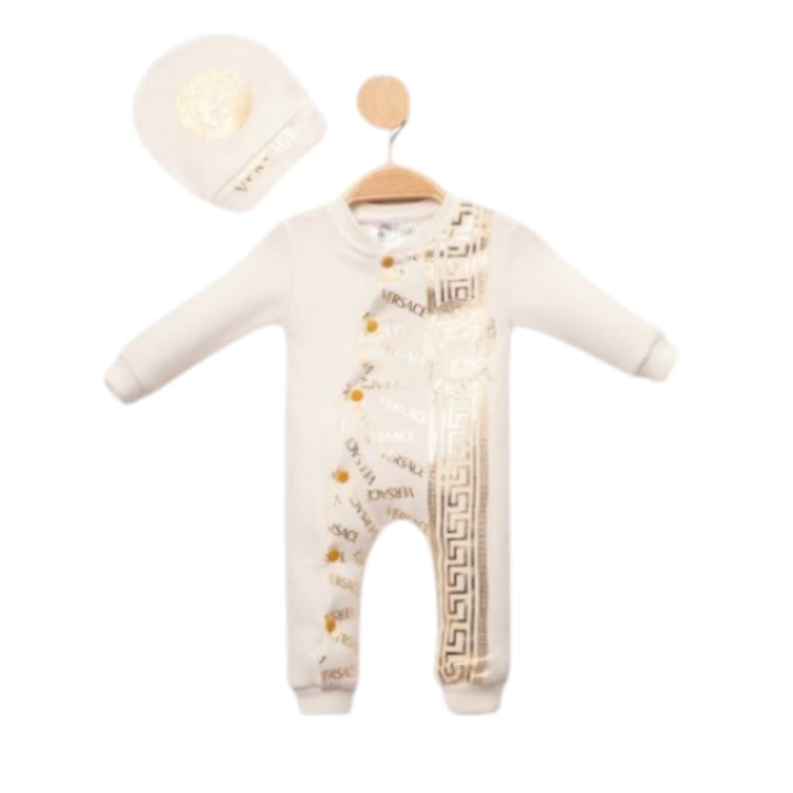 Baby Marka Versay Desen Şapkalı Tulum Unisex 6-24 Ay