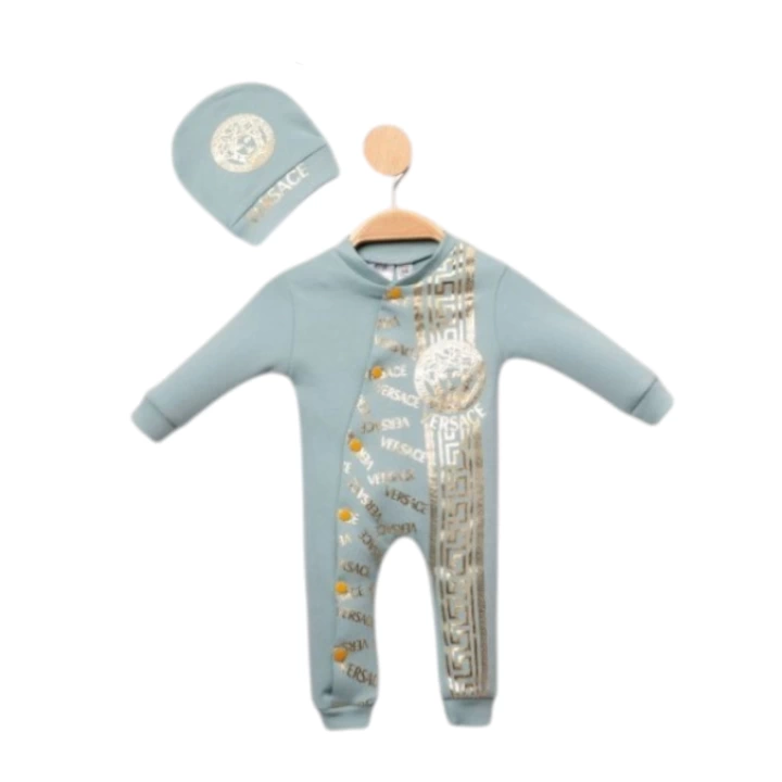 Baby Marka Versay Desen Şapkalı Tulum Unisex 6-24 Ay