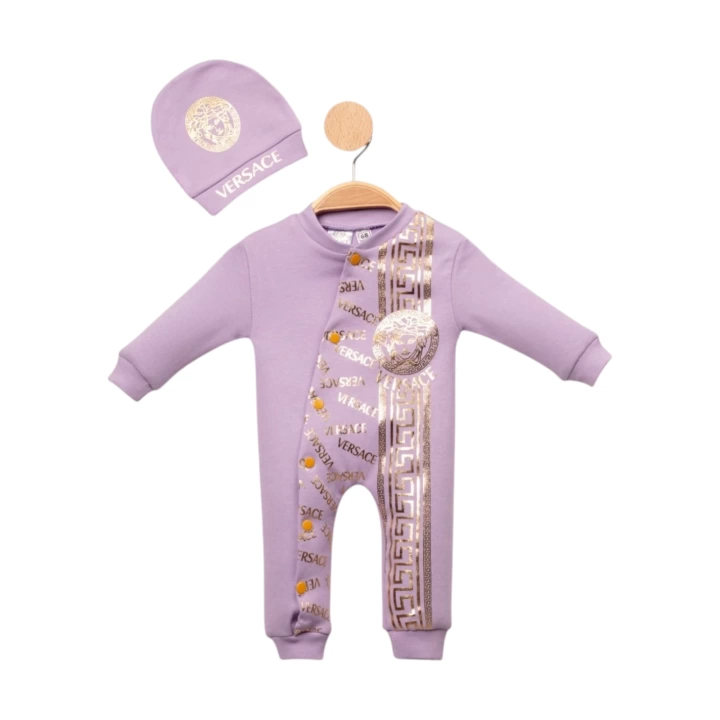 Baby Marka Versay Desen Şapkalı Tulum Unisex 6-24 Ay