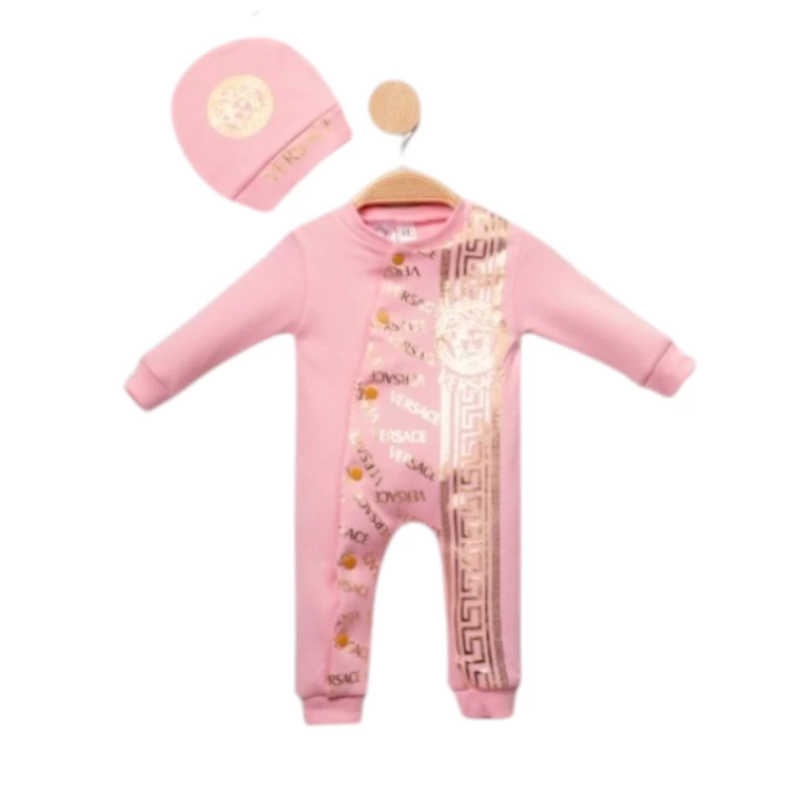 Baby Marka Versay Desen Şapkalı Tulum Unisex 6-24 Ay