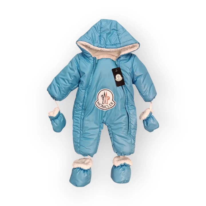 Baby Marka Baskılı Moller Desen Kozmonot Unisex 3-18 Ay