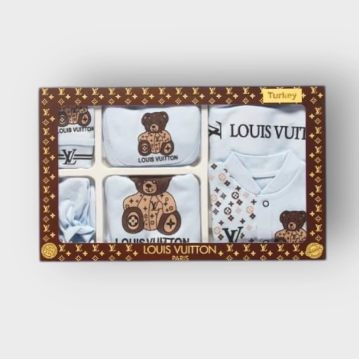 Baby Marka Wilton Desen Yedili Set Unisex 0-6 Ay