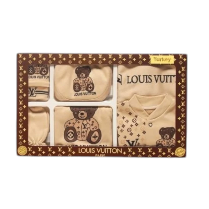 Baby Marka Wilton Desen Yedili Set Unisex 0-6 Ay