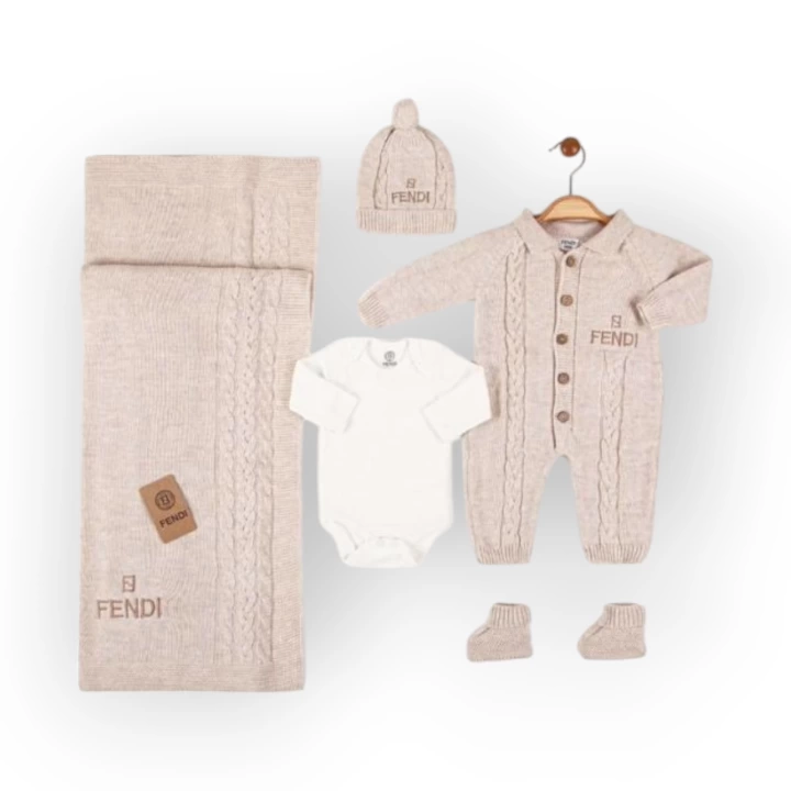 Baby Marka Fany VDesen Triko Set Unisex 0-6 Ay