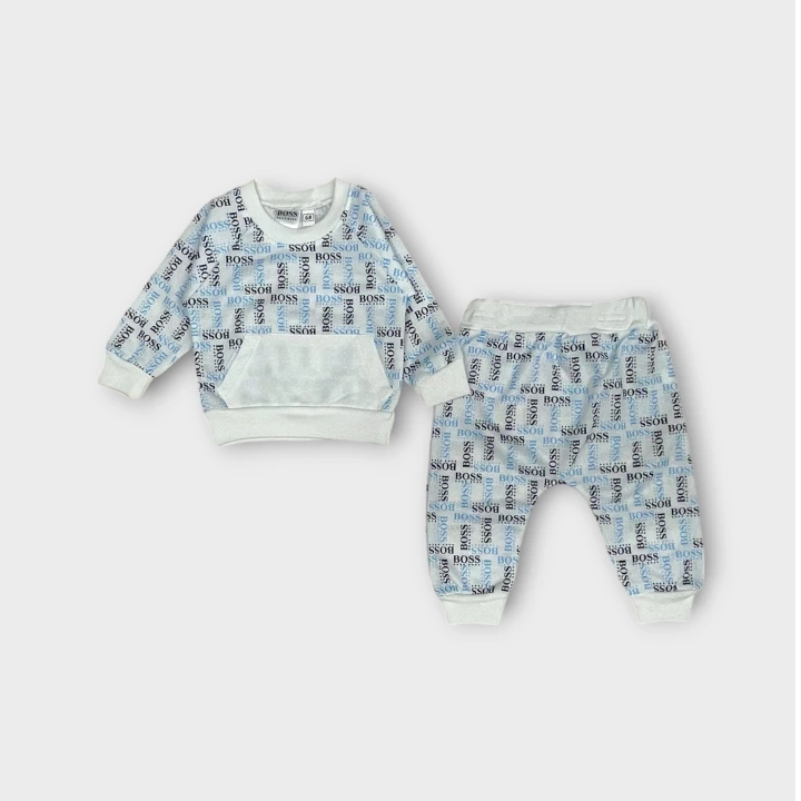 Baby Marka Baskılı Bossa Desen İkili Takım Unisex 6-24 Ay