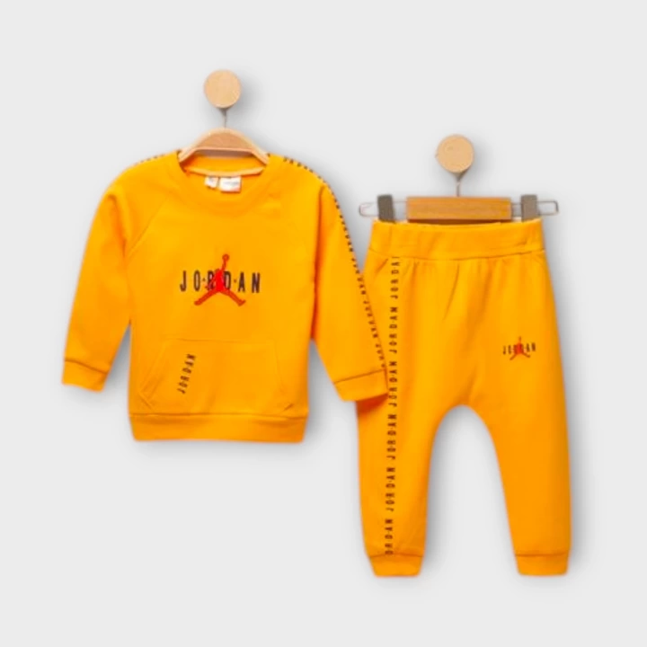 Baby Marka Baskılı Jrdon Desen İkili Takım Unisex 6-24 Ay