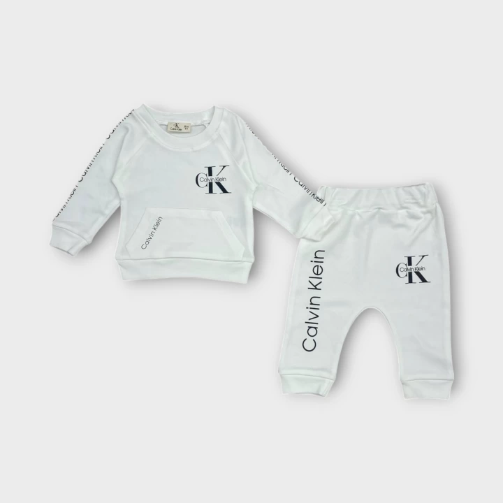 Baby Marka Baskılı Kelvin Desen İkili Takım Unisex 6-24 Ay