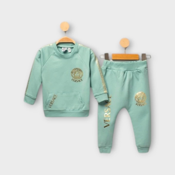 Baby Marka Baskılı Versay Desen İkili Takım Unisex 6-24 Ay