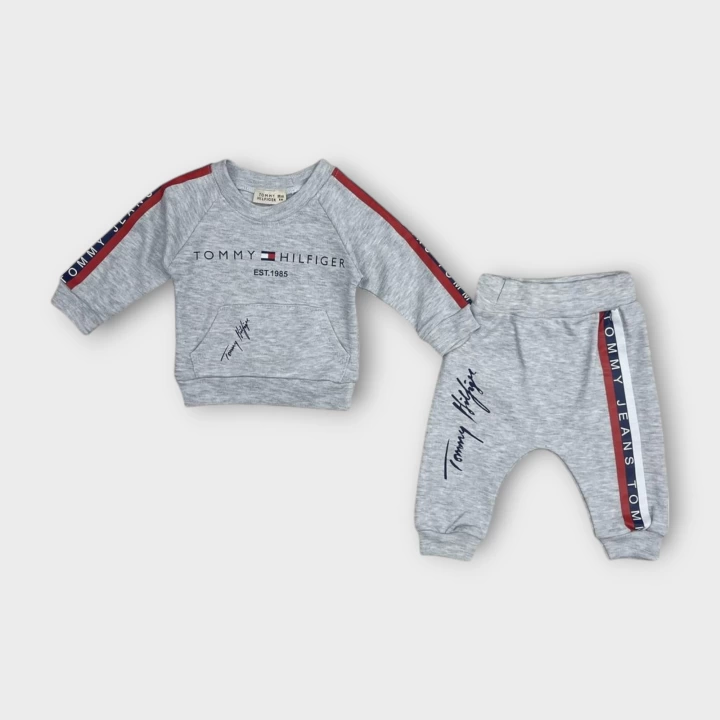 Baby Marka Baskılı Tomm Desen İkili Takım Unisex 6-24 Ay