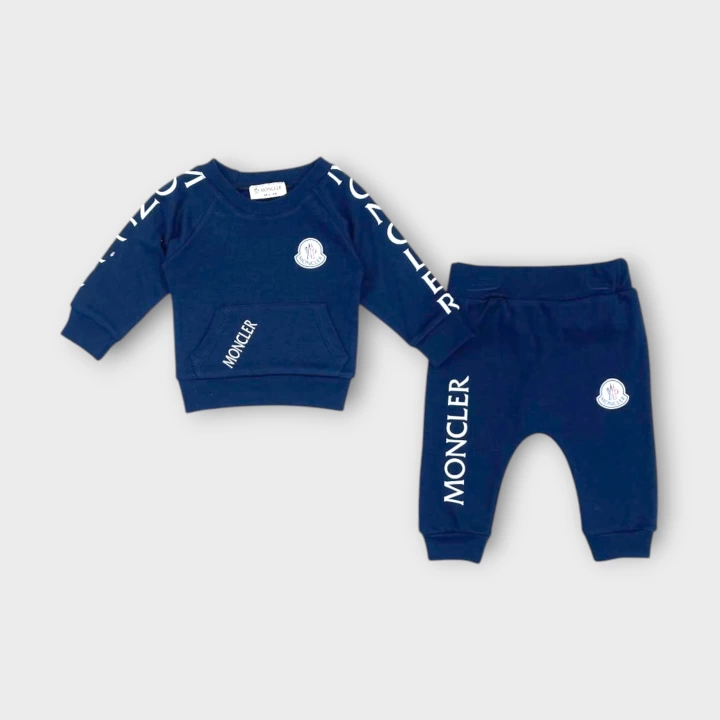 Baby Marka Baskılı Moller Desen İkili Takım Unisex 6-24 Ay