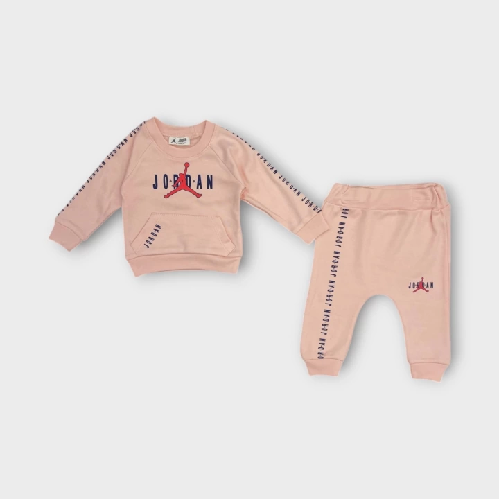 Baby Marka Baskılı Jrdon Desen İkili Takım Unisex 6-24 Ay