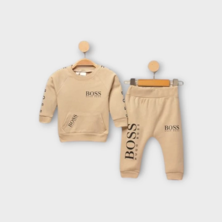 Baby Marka Baskılı Bossa Desen İkili Takım Unisex 6-24 Ay