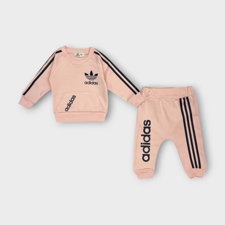 Baby Marka Baskılı Addas Desen İkili Takım Unisex 6-24 Ay