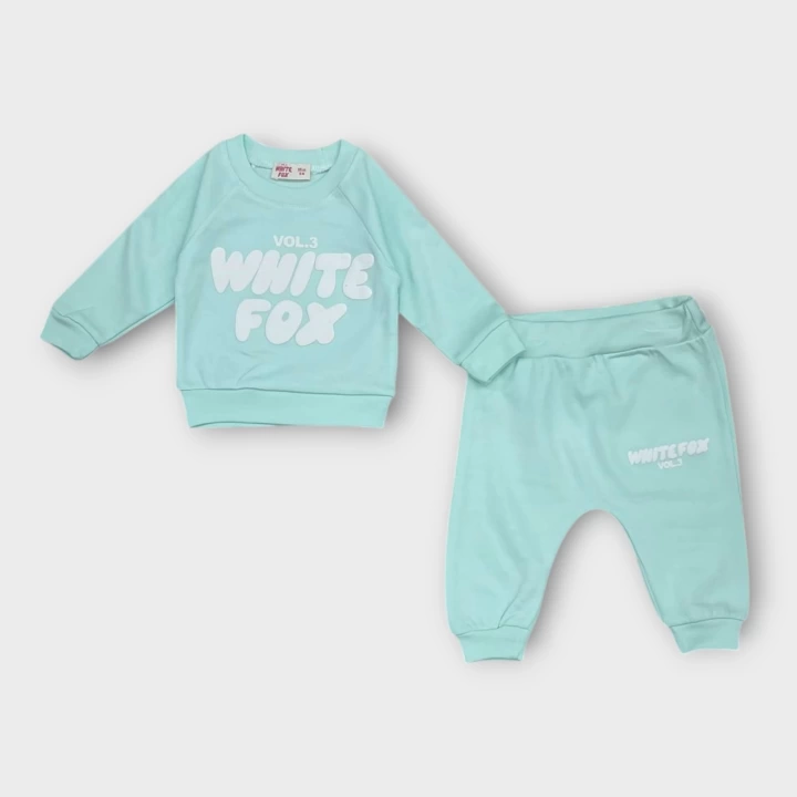 Baby Marka Baskılı Vitfax Desen İkili Takım Unisex 6-24 Ay