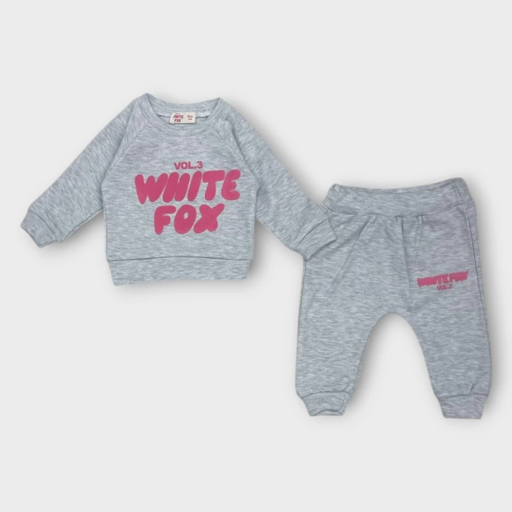 Baby Marka Baskılı Vitfax Desen İkili Takım Unisex 6-24 Ay