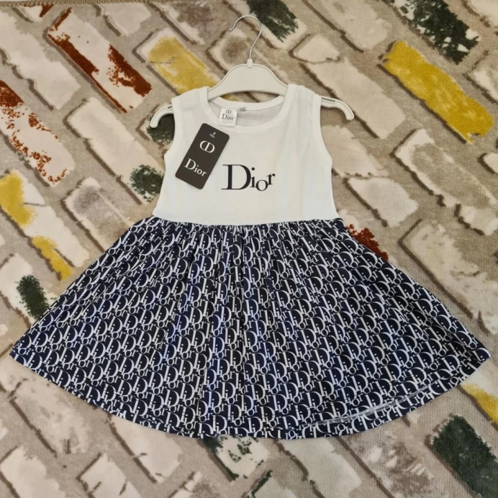 Baby Marka Doory Desen Dijital Elbise Kız 9-36 Ay