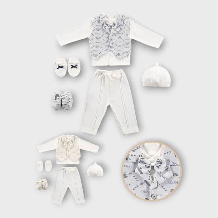 Baby Marka Armay Desen Mevlütlük Set Unisex 0-6 Ay