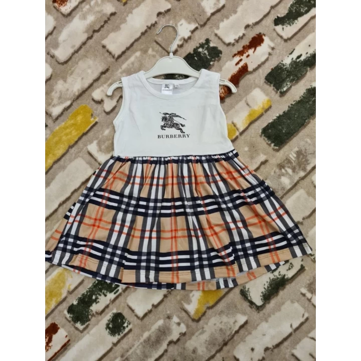 Baby Marka Borberi Desen Dijital Elbise Kız 9-36 Ay