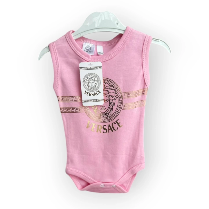 Baby Marka Versay Desen Çıtçıtlı Kolsuz Bady Unisex 6-24 Ay