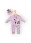 Baby Marka Wilton Desen Şapkalı Tulum Unisex 6-24 Ay