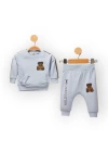 Baby Marka Baskılı Wilton Desen İkili Takım Unisex 6-24 Ay