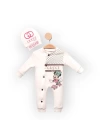 Baby Marka Cuccy Desen Şapkalı Tulum Unisex 6-24 Ay