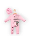 Baby Marka Cuccy Desen Şapkalı Tulum Unisex 6-24 Ay