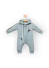 Baby Marka Nke Desen Kapşonlu Tulum Unisex 6-24 Ay