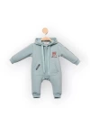 Baby Marka Moşino Desen Kapşonlu Tulum Unisex 6-24 Ay