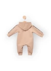 Baby Marka Moşino Desen Kapşonlu Tulum Unisex 6-24 Ay