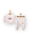 Baby Marka Baskılı Jrdon Desen İkili Takım Unisex 6-24 Ay