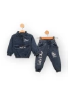 Baby Marka Doory Desen Uzun Kol Kot İkili Takım Unisex 1-5 Yaş