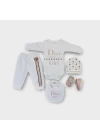 Baby Marka Doory Desen Beşli Set Unisex 0-6 Ay