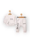 Baby Marka Baskılı Bossa Desen İkili Takım Unisex 6-24 Ay