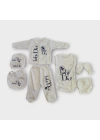 Baby Marka Doory Desen Yedili Set Unisex 0-6 Ay