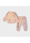 Baby Marka Baskılı Moller Desen İkili Takım Unisex 6-24 Ay