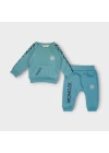 Baby Marka Baskılı Moller Desen İkili Takım Unisex 6-24 Ay