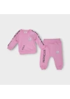 Baby Marka Baskılı Moller Desen İkili Takım Unisex 6-24 Ay