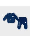 Baby Marka Baskılı Moller Desen İkili Takım Unisex 6-24 Ay