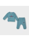 Baby Marka Baskılı Jrdon Desen İkili Takım Unisex 6-24 Ay